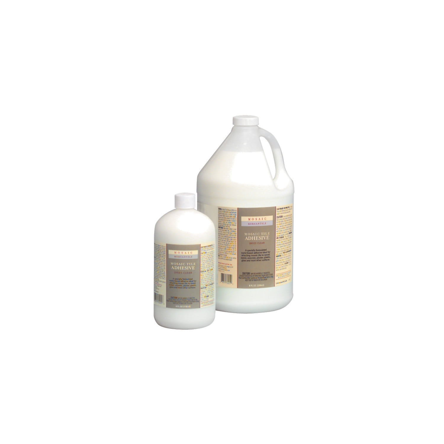 Mosaic Mercantile Mosaic Tile Adhesive, 32 Ounce Bottle, White