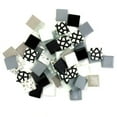 thumbnail image 1 of Mosaic Mercantile Patchwork Tiles - Black/Grey, 3 lb, 1 of 2