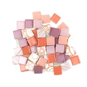 Mosaic Mercantile Patchwork Tiles - Pink/Coral, 1 lb