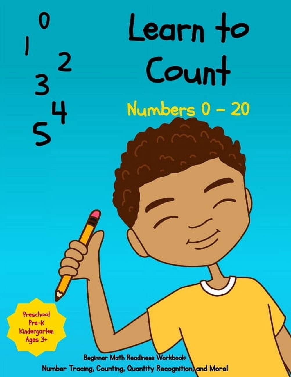 Mosaic Mix Learning Learn to Count Numbers 0 - 20: Beginner Math Readiness Learning Workbook with Number Tracing, Coloring, Matching Activit, Book 4, (Paperback)
