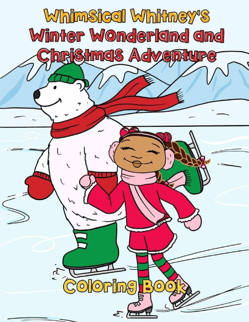 Mosaic Mix Learning Whimsical Whitney's Winter Wonderland and Christmas Adventure: 50 Festive Full-Page Christmas Coloring Pages for Childre, Book 5, (Paperback)