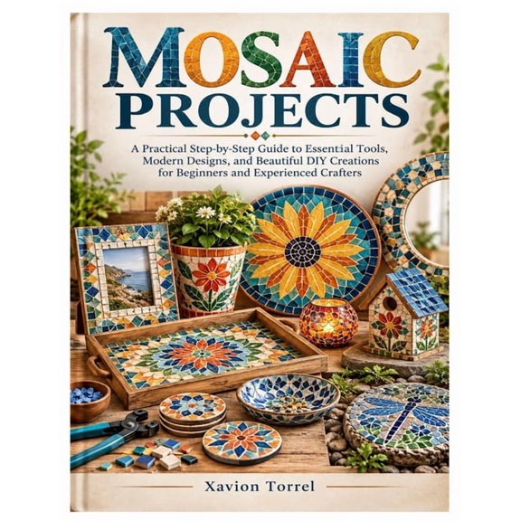 Mosaic Projects: A Step-by-Step Guide to Essential Tools, Patterns, Modern Designs, and Beautiful DIY Creations for Begi, (Paperback)