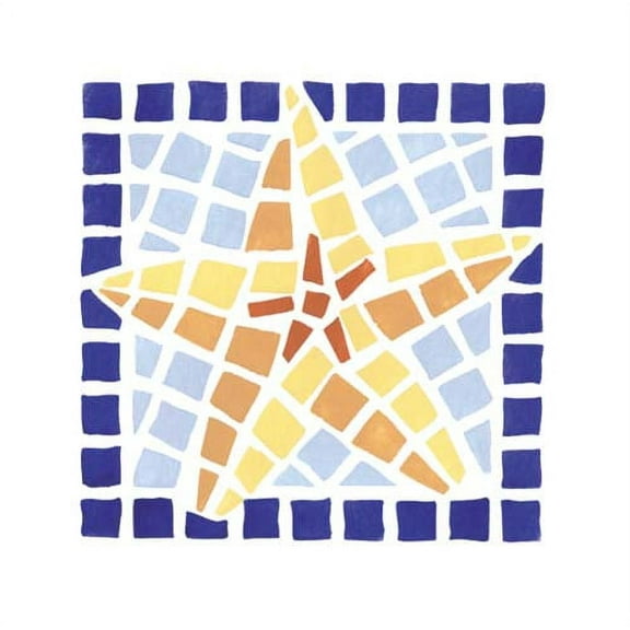 Mosaic Starfish Wall Stencil SKU #2062 by Designer Stencils