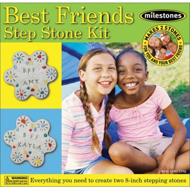 Mosaic Stepping Stone KitBest Friends, Pk 1, Milestones