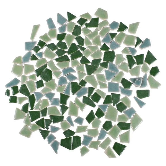 Mosaic Tiles Ceramic Tile Diy Glass For Irregular Supplies Stone Glazed Assortment Crafts Stained Mixed Backsplash Floor Color