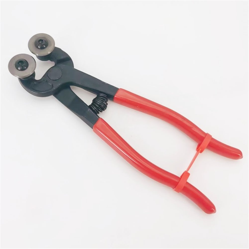 Mosaic Tools, 200mm Heavy Duty Glass Mosaic Cut Nippers Ceramic Tile Wheel Wheeled Cutter Pliers Tool for Glasss Tile Ceramic Cutting