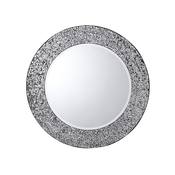 Mosaic Wall Mirror Decorative Round Wall Mirror Diameter 20 Ide Mirror 14 Blue