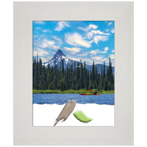 Mosaic White Picture Frame, Photo Frame, Art Frame