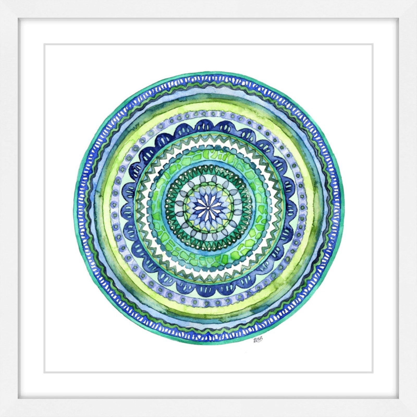 "Mosaic" by Rachel Byler Framed Painting Print