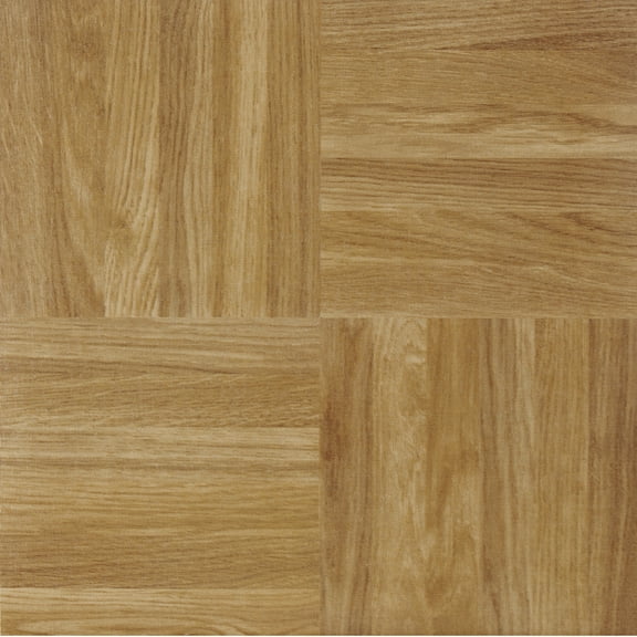 Mosaico Clasico Oak Parquet 12x12 Self Adhesive Vinyl Floor Tile - 20 Tiles/20 sq. ft.