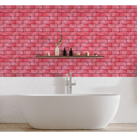 Mosaicowall 10-Sheet Peel and Stick Tile - 11.9"x11.8" Premium Kitchen Self Adhesive Backsplash Tile