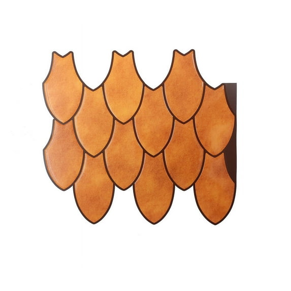 Mosaicowall 10-Sheet Peel and Stick Tile - 11.9"x11.8" Premium Kitchen Self Adhesive Backsplash Tile