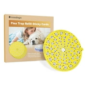 Mosalogic Flea Trap Light Refills, Pest Trapper Refill Replacement Sticky Cards for Fly, Moth, Flea, Mosquito, Wasp - 5 Discs