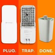 Mosalogic Flying Insect Trap, Fly Trap Night Light with 6 Refill Glue Cards