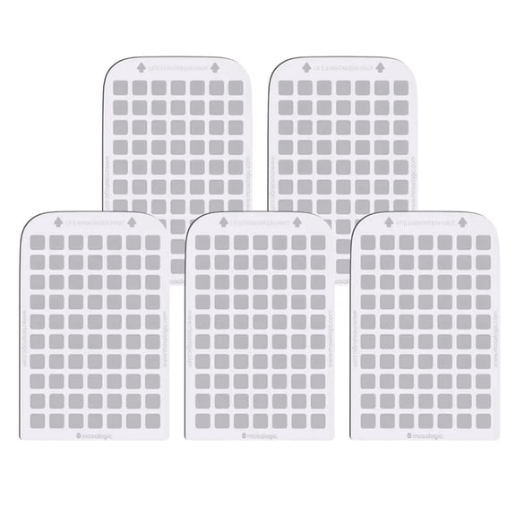 Mosalogic Sticky Glue Cards Refills Replacement for Flying Insect Trap Indoor-5pack