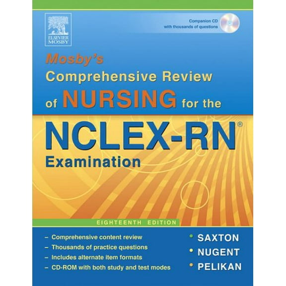 Pre-Owned Mosby's Comprehensive Review of Nursing for NCLEX-RN (Paperback) 0323039014 9780323039017