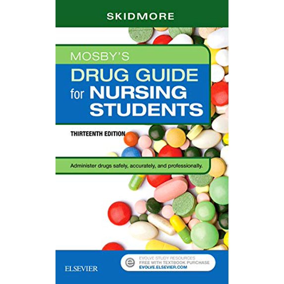 Pre-Owned Mosby's Drug Guide for Nursing Students, 9780323612678, 0323612679, Paperback, 13 edition