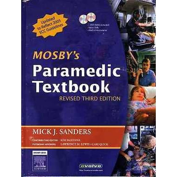 Pre-Owned Mosby's Paramedic Textbook, Third Edition (Book with DVD and MVD) (Hardcover) 0323043623 9780323043625