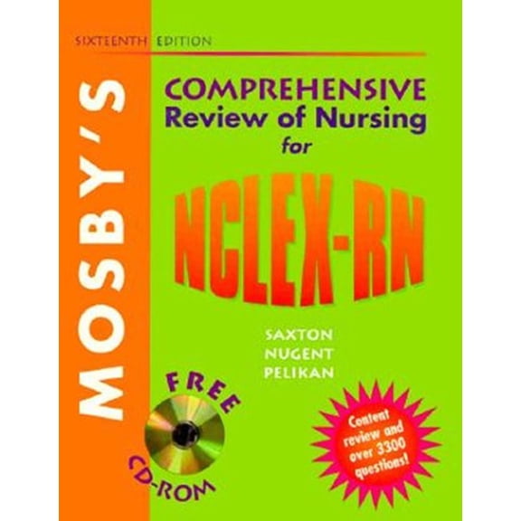 Pre-Owned Mosbys Comprehensive Review of Nursing for NCLEX-RN Book with CD-ROM Windows Macintosh Paperback