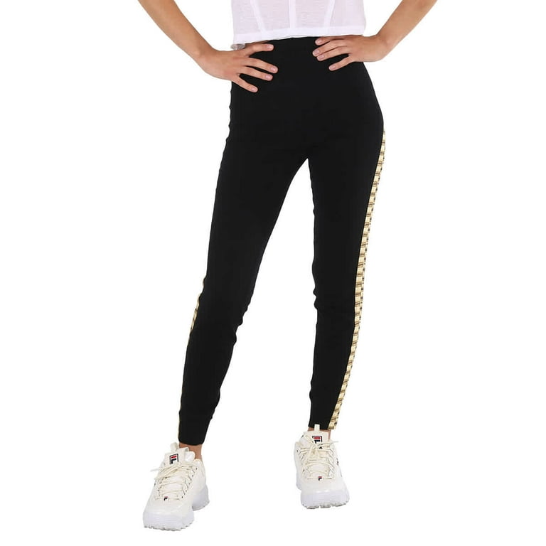 Moschino Black Teddy Coin Leggings, Brand Size 36 (US Size 4) 