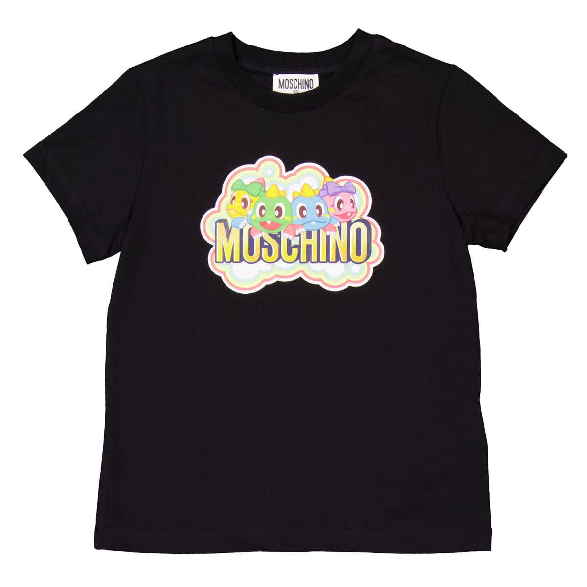 Tシャツ・カットソー Moschino FW20 ROUND NECK T-SHIRT (07107038_0555) Moschino Womens Tops in Womens Tops - Walmart.com
