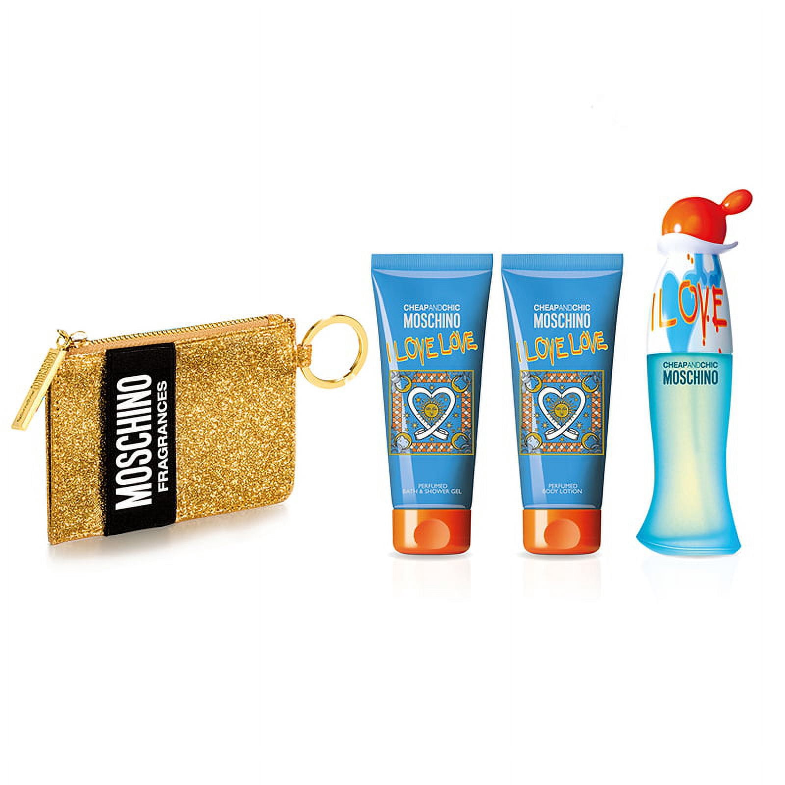 Moschino Cheap and Chic I Love Love Eau de Toilette 4PCS Gift Set For Women
