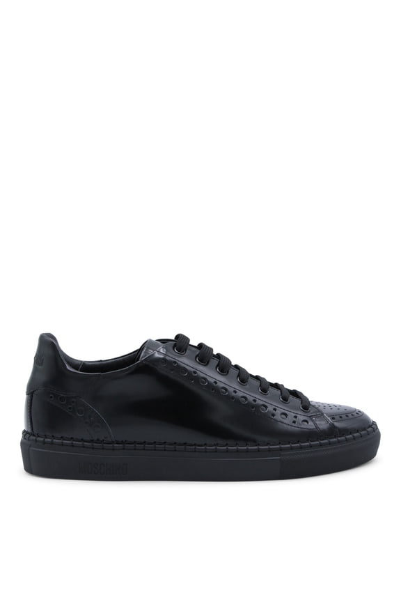 Classic Lace-Up Low-Top Sneakers Black (Men's)