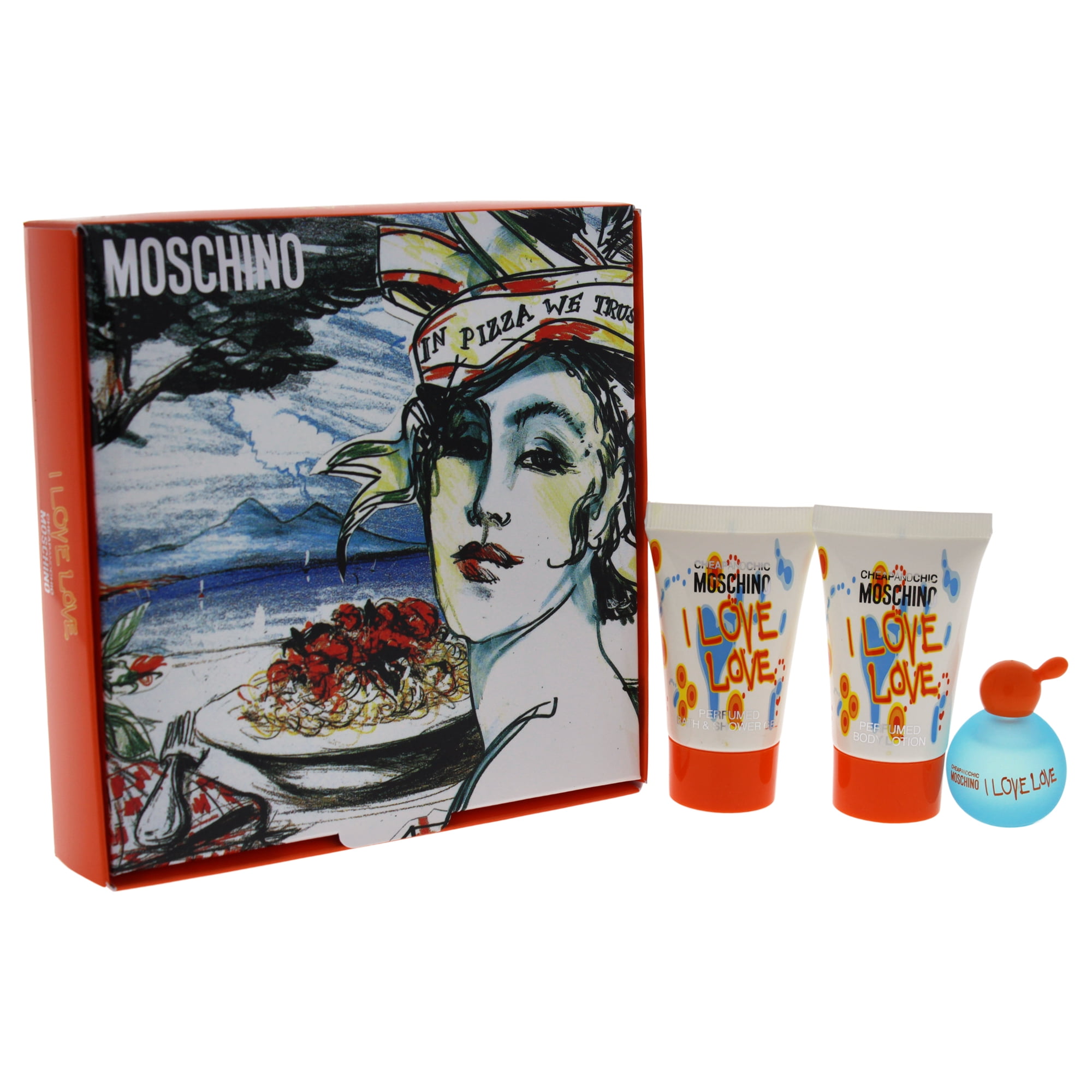 Moschino i love online love perfume gift set
