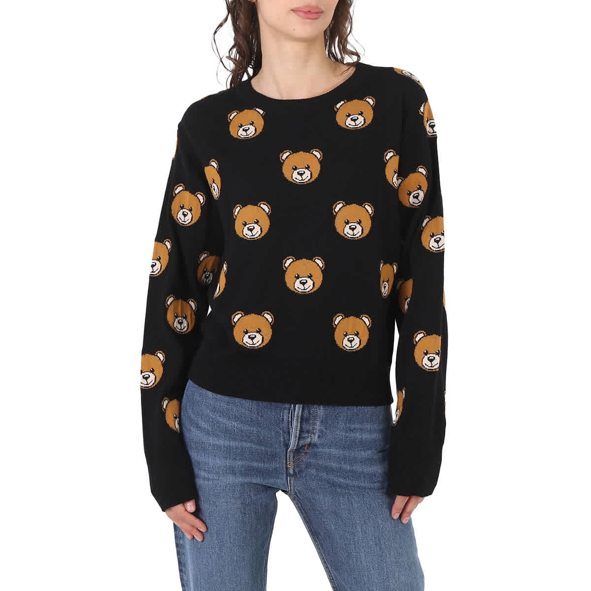 Ladies moschino jumper hotsell