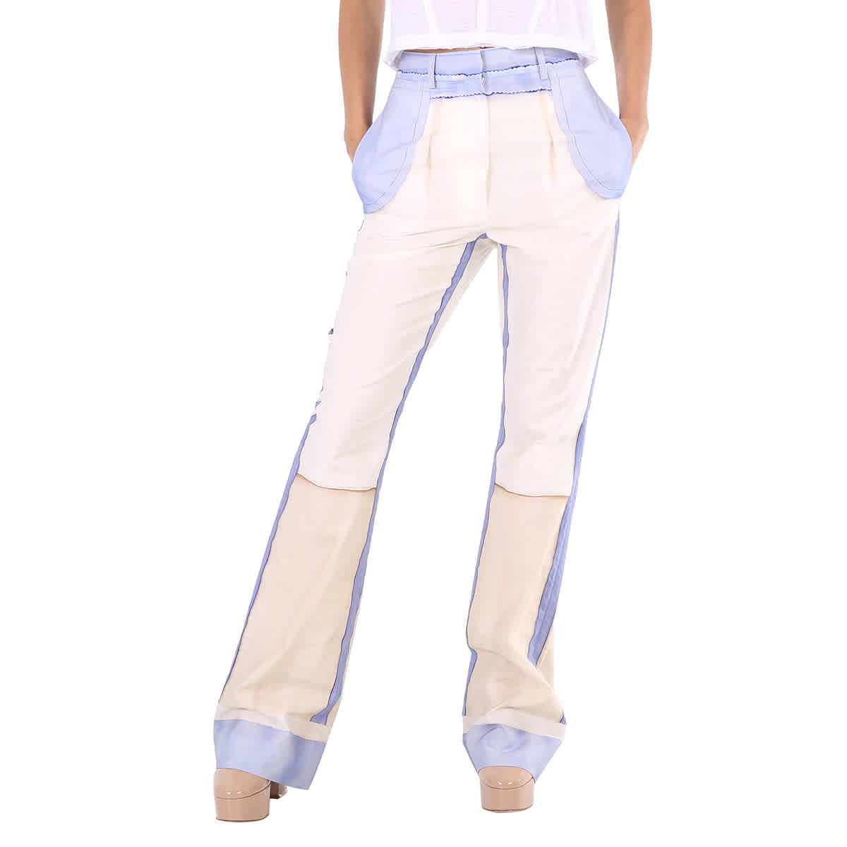 Stella Mccartney Harem Cargo Trousers, Brand Size 36 (US