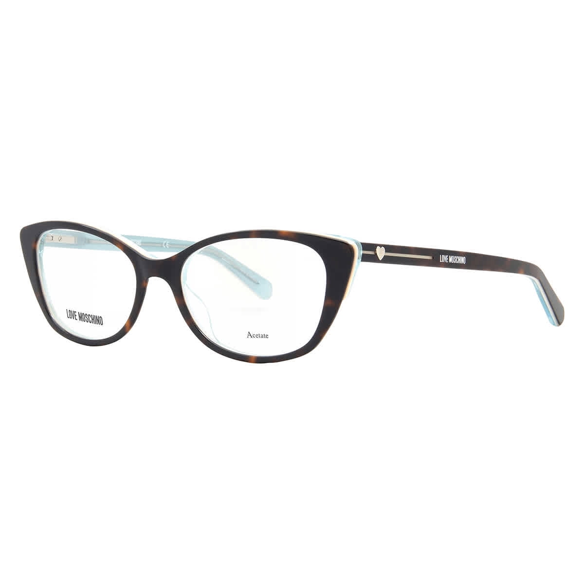 Moschino MOL517 0086 00 Eyeglasses Havana 52mm Square Frame Moschino Metal Eyeglass Frames for sale | eBay main image 2