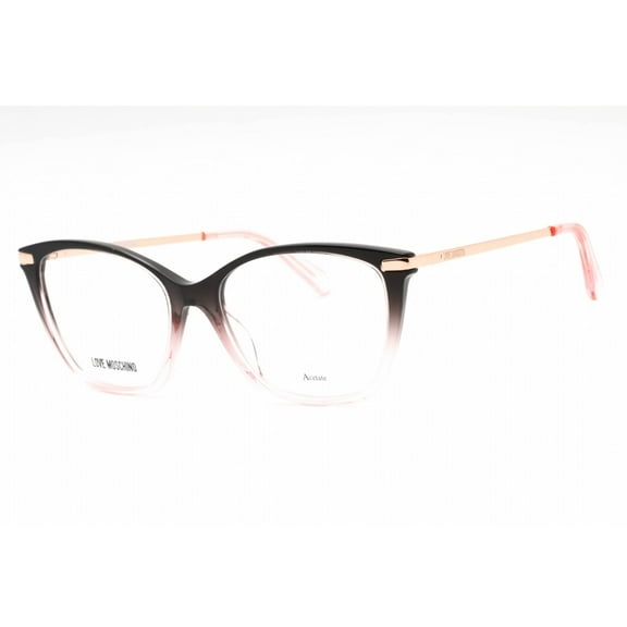 Moschino Love MOL572 03H2 00 Women's Black Pink Plastic Eyeglasses
