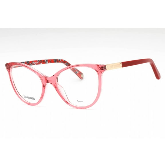 Moschino Love MOL574 0C9A 00 Women's Red Plastic Frame Eyeglasses