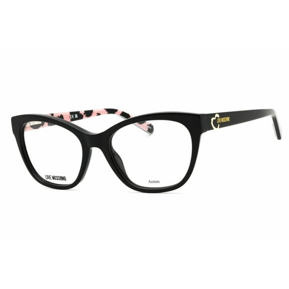 Moschino Love MOL598 0S3S 00 Women's Pink Black Pattern Eyeglasses