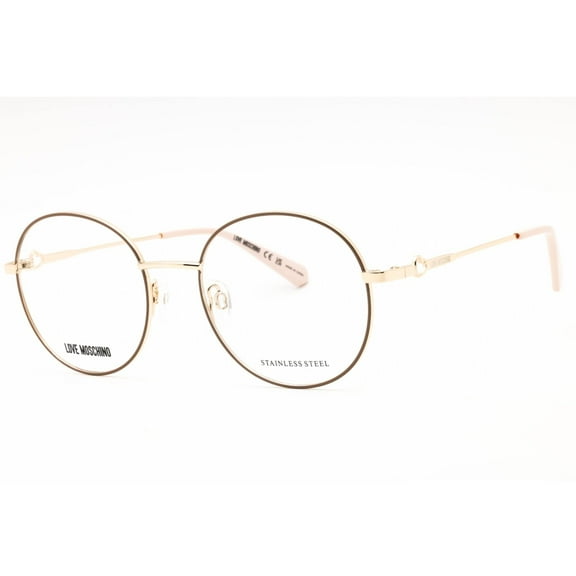Moschino Love MOL617/TN 0B4E 00 Women's White Gold Eyeglasses