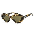 thumbnail image 1 of Moschino MOS076/S 0EPZ QT Women's Yellow Havana Frame Sunglasses, 1 of 2