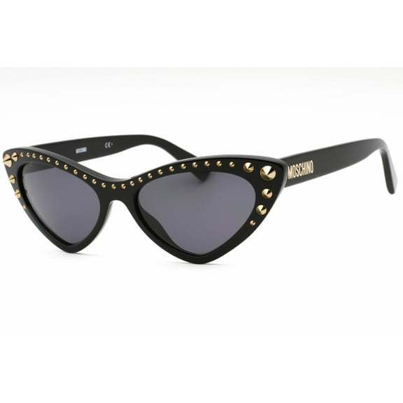 Moschino MOS093/S 0807 IR Women's Black Plastic Frame Sunglasses