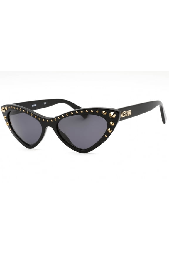 MOS093/S 0807 IR Women's Black Plastic Frame Sunglasses