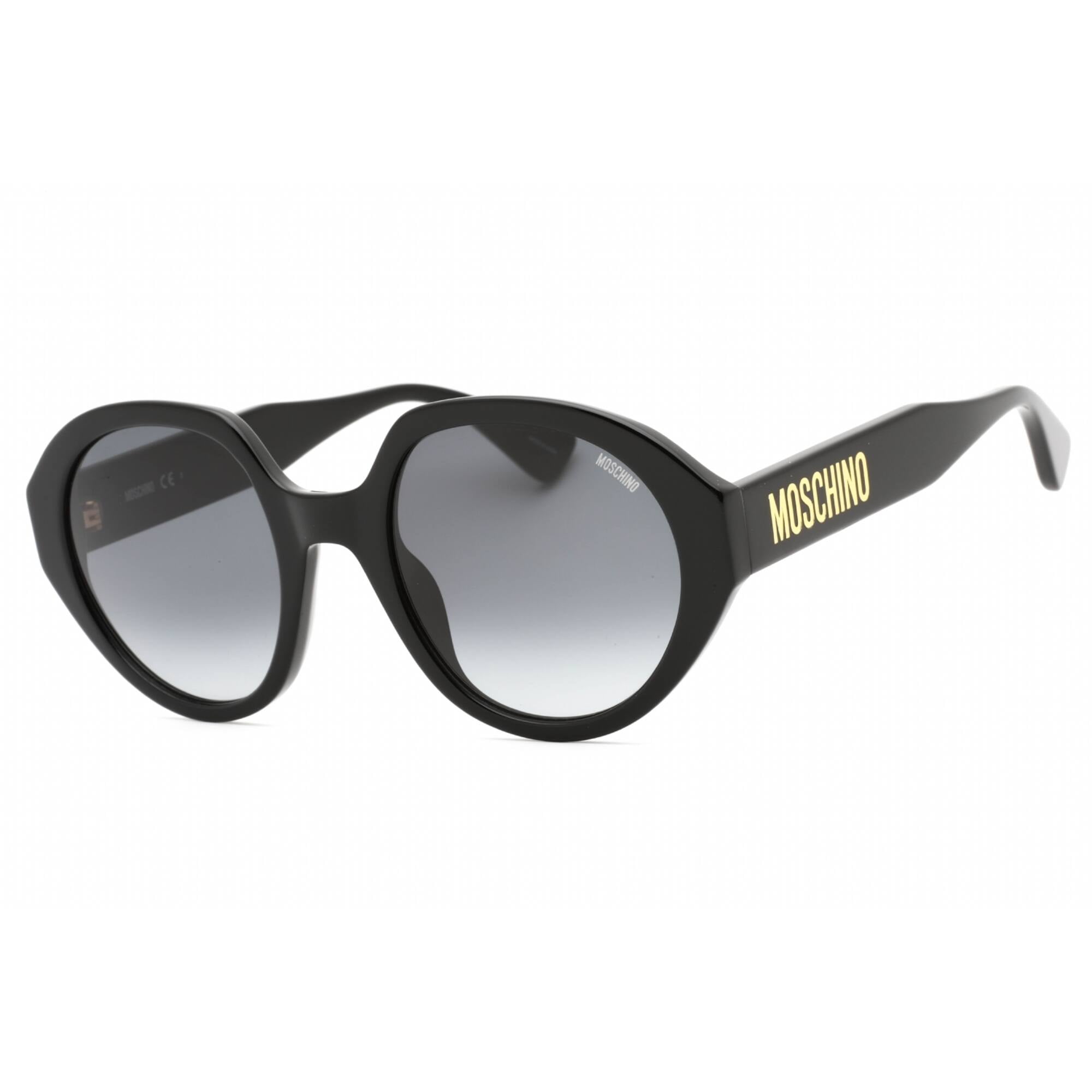 Moschino MOS126/S 08079O 53mm Round Sunglasses Women's Black