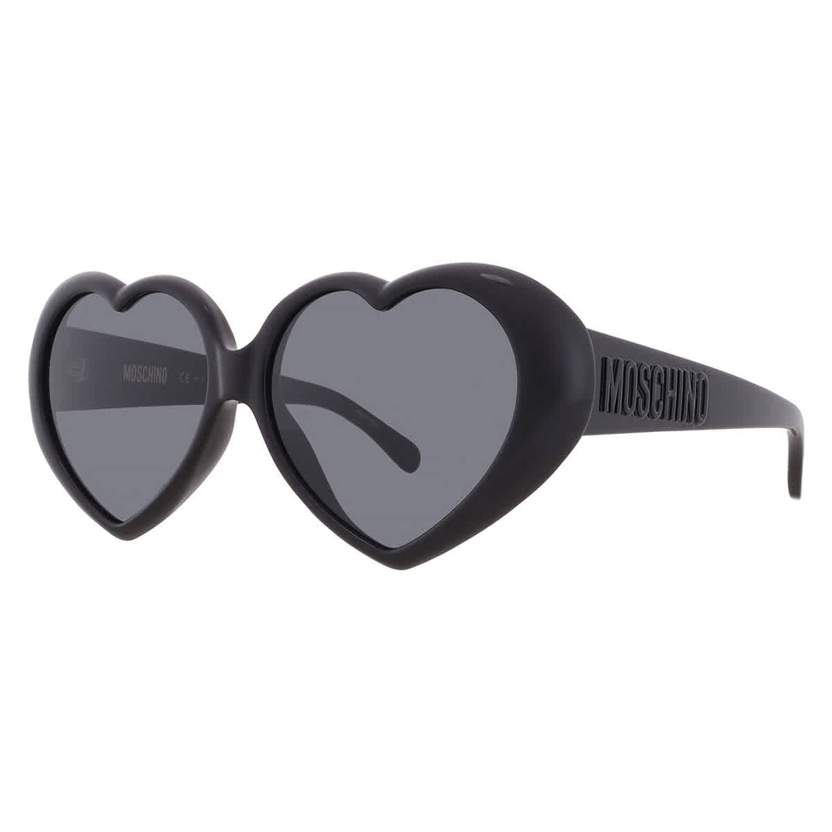 Moschino MOS128/S 0807 IR Women's Black Plastic Frame Sunglasses