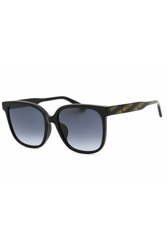 MOS134/F/S 07RM 9O Women's Black Pattern Frame Sunglasses