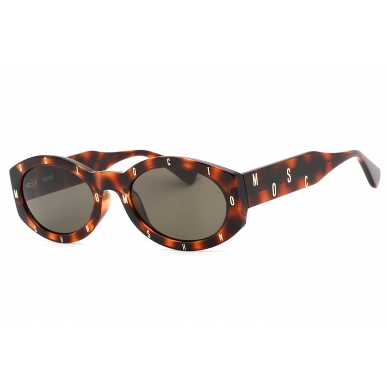 NEW MOSCHINO SUNGLASSES HAVANA BROWN WOMEN EYEWEAR MOSCHINO MOS145/S 005L 70 Moschino Brown Rectangular Ladies Sunglasses MOS145/S 005L  main image 3