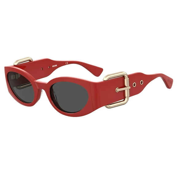 Moschino MOS154/S 0C9A IR Women's Red Plastic Frame Sunglasses
