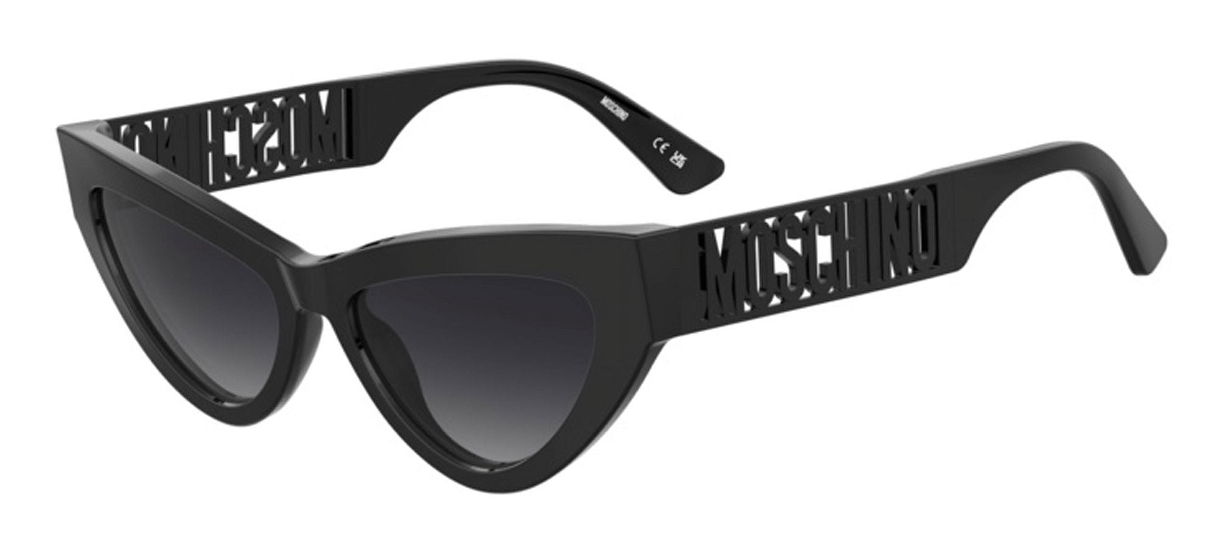 Moschino Black Cat-Eye Sunglasses with Dark Lenses Cat-eye sunglasses | Moschino main image 4