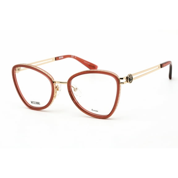 Moschino MOS584 0LHF 00 Women's Burgundy Full-Rim Frame Eyeglasses
