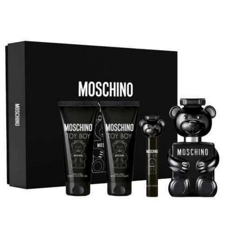 新品　モスキーノ　モスキーノ・トイ・ボーイ　コフレ　香水　4点セット Moschino Toy Boy 4 Piece Men's Gift Set - MOSCHINO Coffret