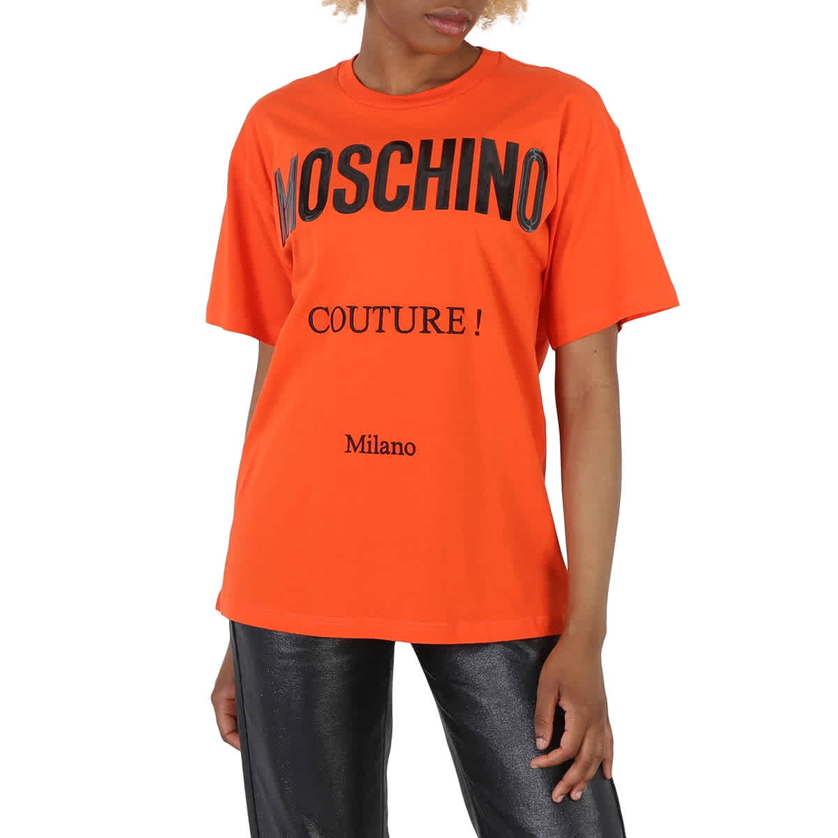 Tシャツ・カットソー Moschino FW20 ROUND NECK T-SHIRT (07107038_0555) Moschino Shirt