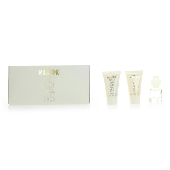 Moschino Toy 2 3 pc mini perfume gift set 0.17 oz EDP+ 0.8 lotion+ 0.8 gel NIB
