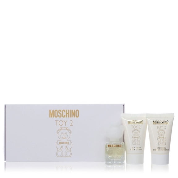 Moschino Toy 2 3 pc mini perfume gift set 0.17 oz EDP+ 0.8 lotion+ 0.8 gel NIB