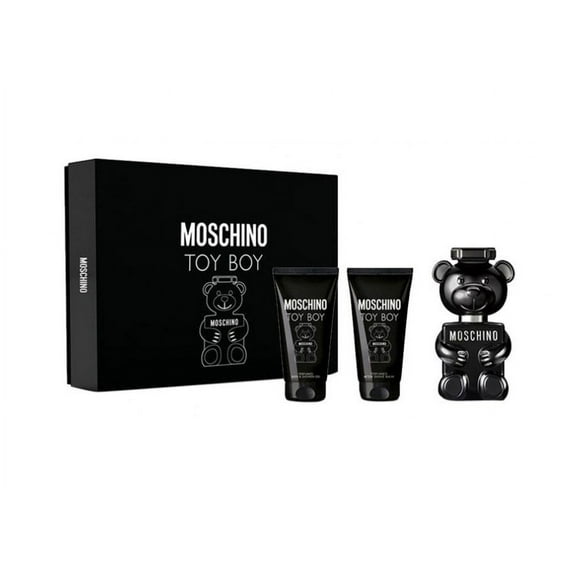 Moschino Toy Boy 1.7 ox EDP Spray+ gel+ aftershave Mens Set NIB
